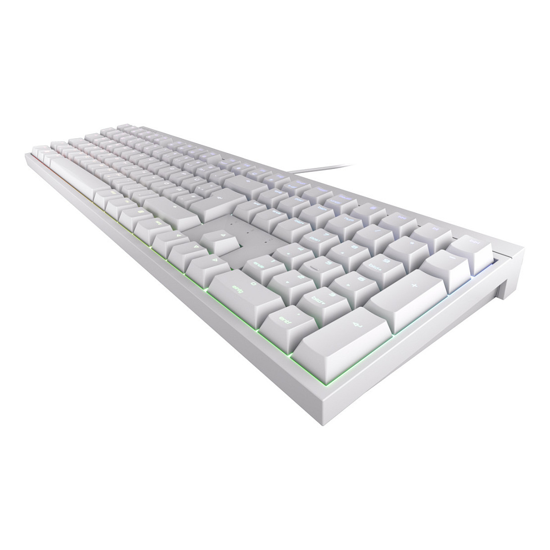 Tastierë Gaming CHERRY MX 2.0S RGB / me kabllo / USB / mekanike / RGB / QWERTZ / e bardhë - 2