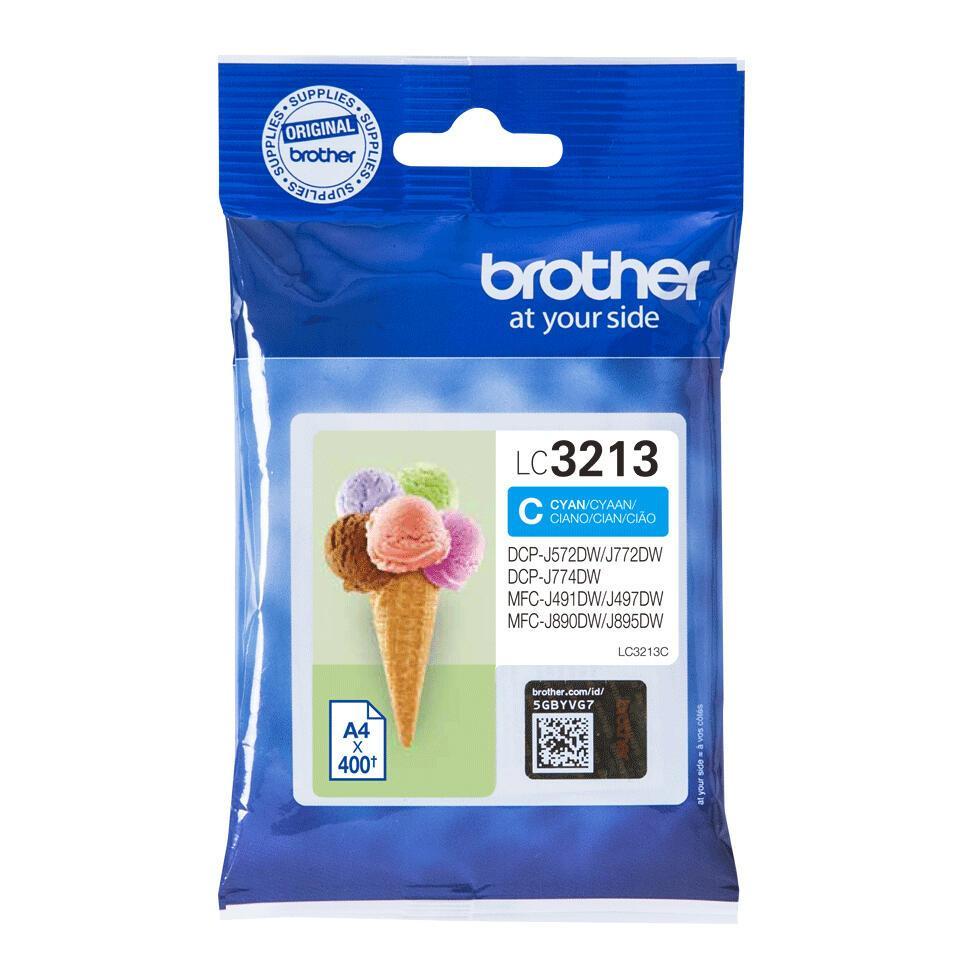 INK Brother LC-3213C / 400 faqe / XL - Blu - 1