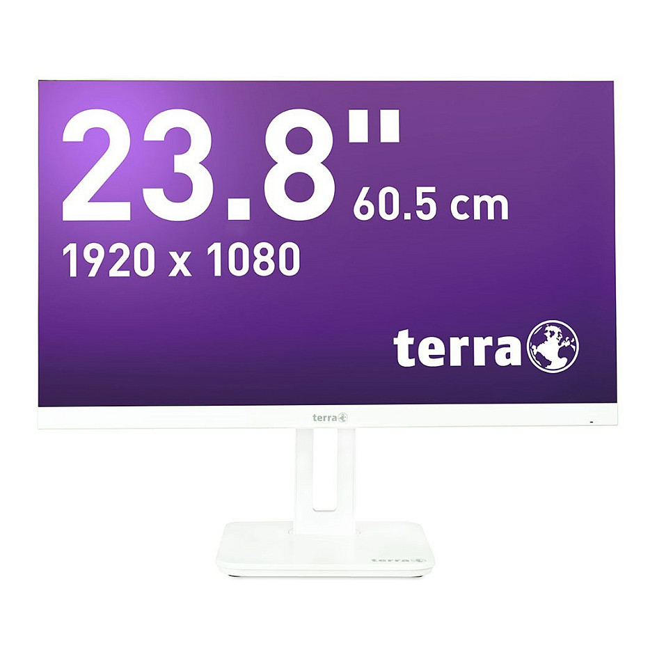 Monitor Terra 2465W PV / 23.8″ / Full HD IPS LCD / 5ms / HDMI + DP - Bardhë - 2