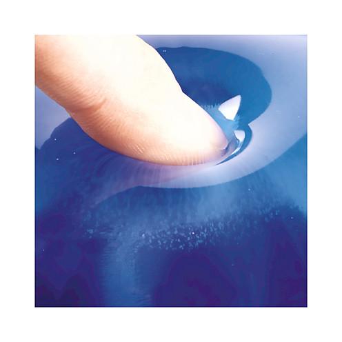 Mauspad Fellowes Crystals Gel / Mbështetëse për kyçin e dorës / Gel / 202 × 230 × 15 mm – Blu - 6