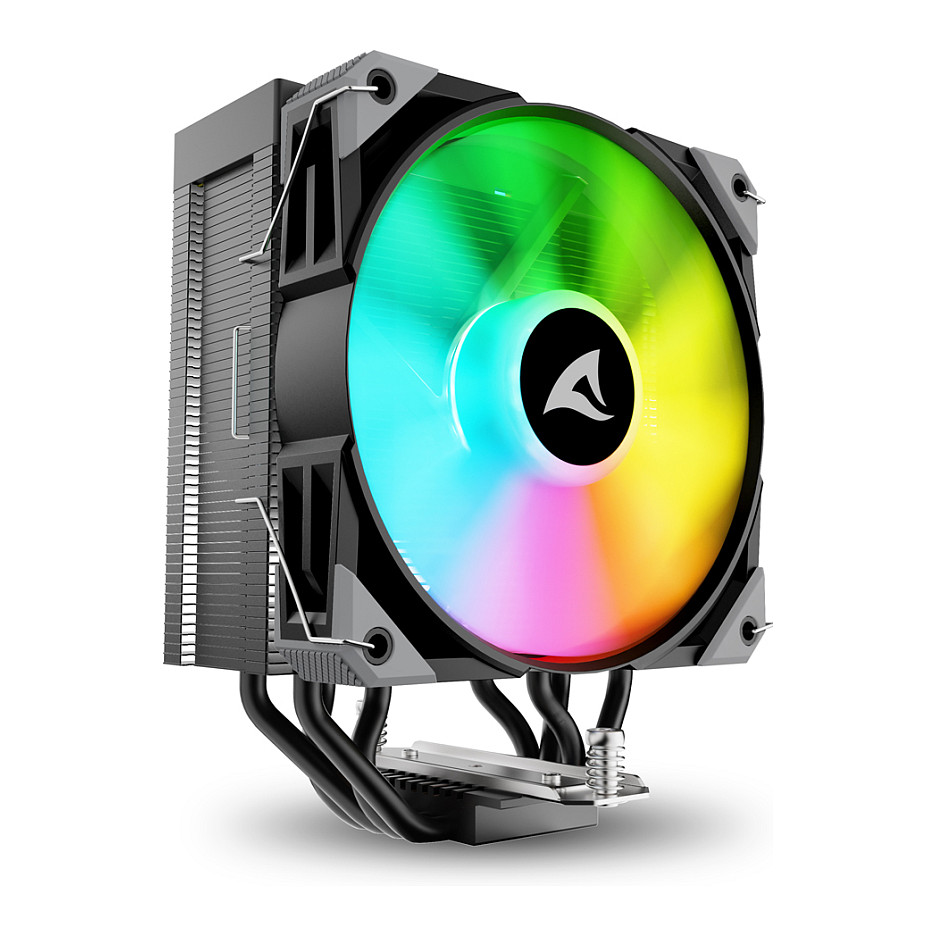 Ftohës për procesor Sharkoon A40 RGB / 120mm / RGB - Zezë