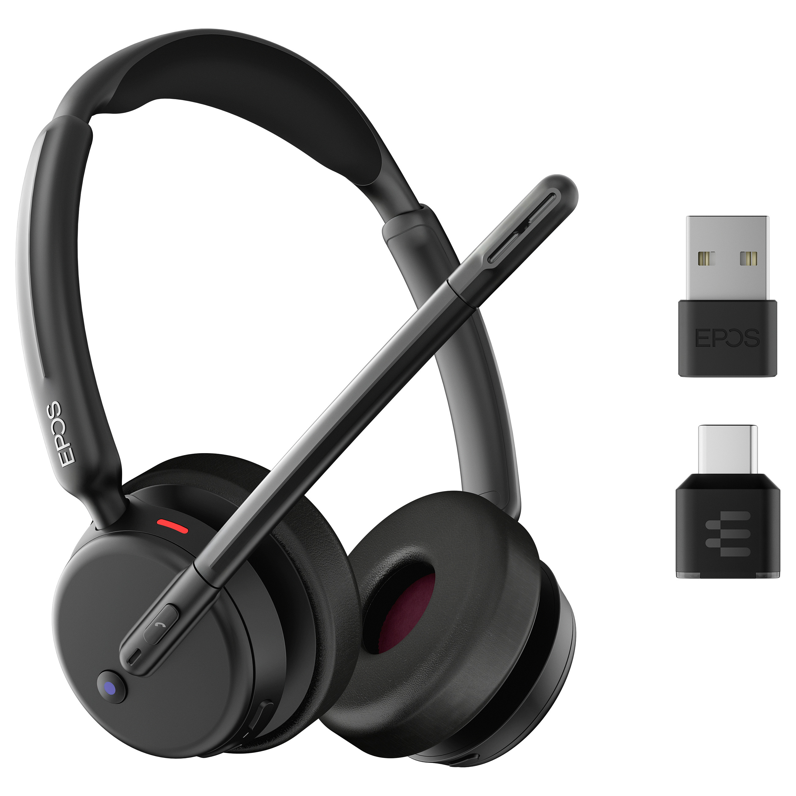 Kufje pa kabllo EPOS IMPACT 500 / Wired /Bluetooth / USB-C / ANC / Business Headset / 6 Mikrofona –  Zezë - 4