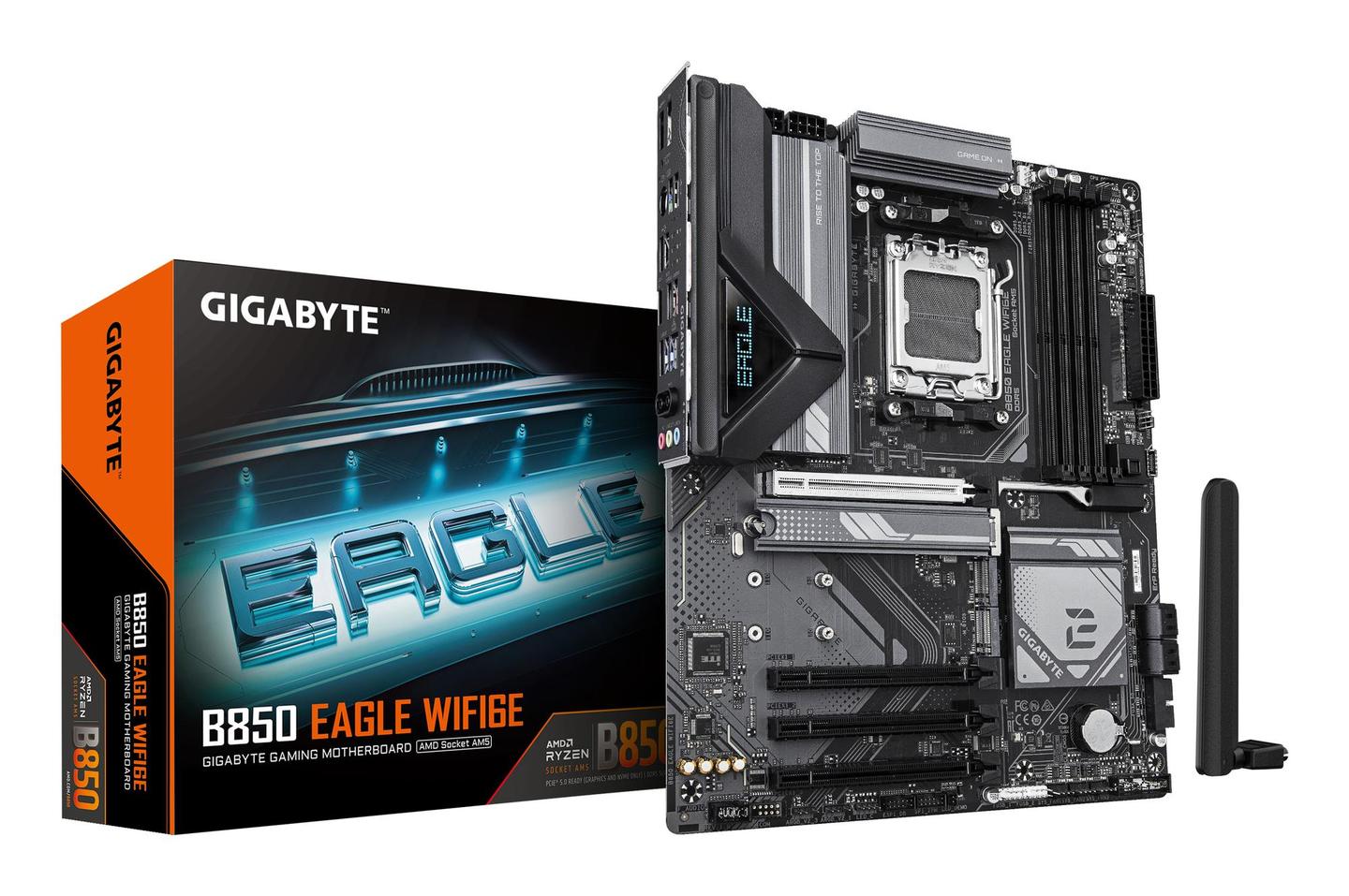Pllakë Amë GIGABYTE B850 EAGLE WIFI6E / AMD B850 / AM5 / ATX / DDR5 / PCIe 5.0 / Wi-Fi 6E  - 3