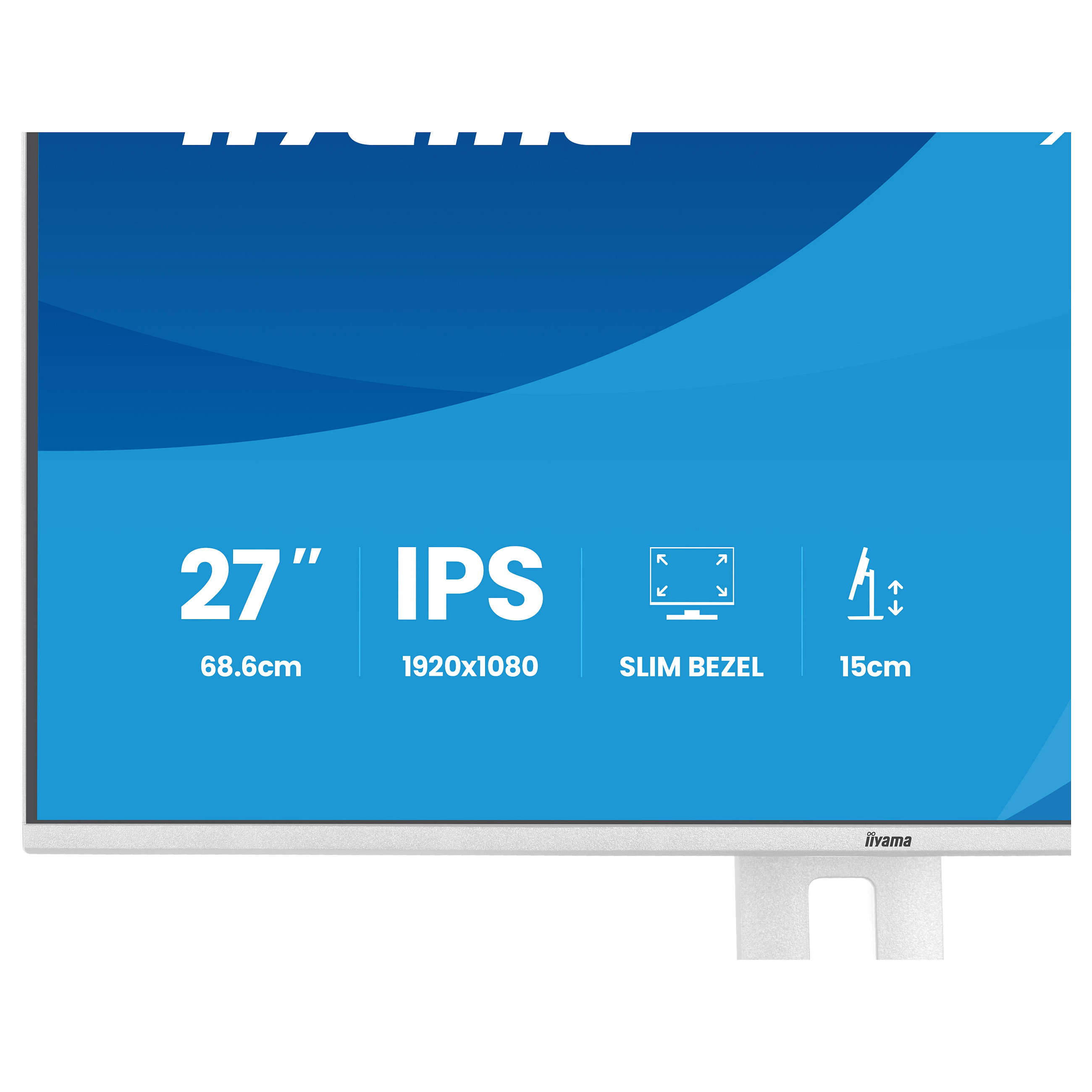 Monitor IIYAMA XB2797HSU-W1 / 27"/ Full HD IPS / LED / 120Hz / 1ms / HDMI+USB+DP - Bardhë - 9