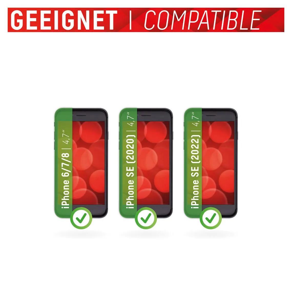 Xham mbrojtës / Full Cover / iPhone 6/7/8/SE / DISPLEX / 10H - Transparent - 2