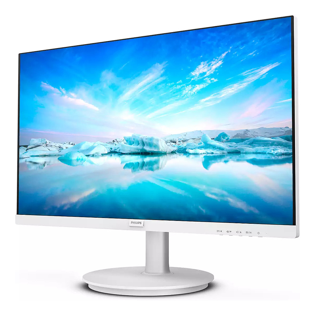 Monitor Philips 241V8AW / 23.8″ / FHD IPS LCD / 75Hz / 4ms / HDMI + VGA - Bardhë - 8