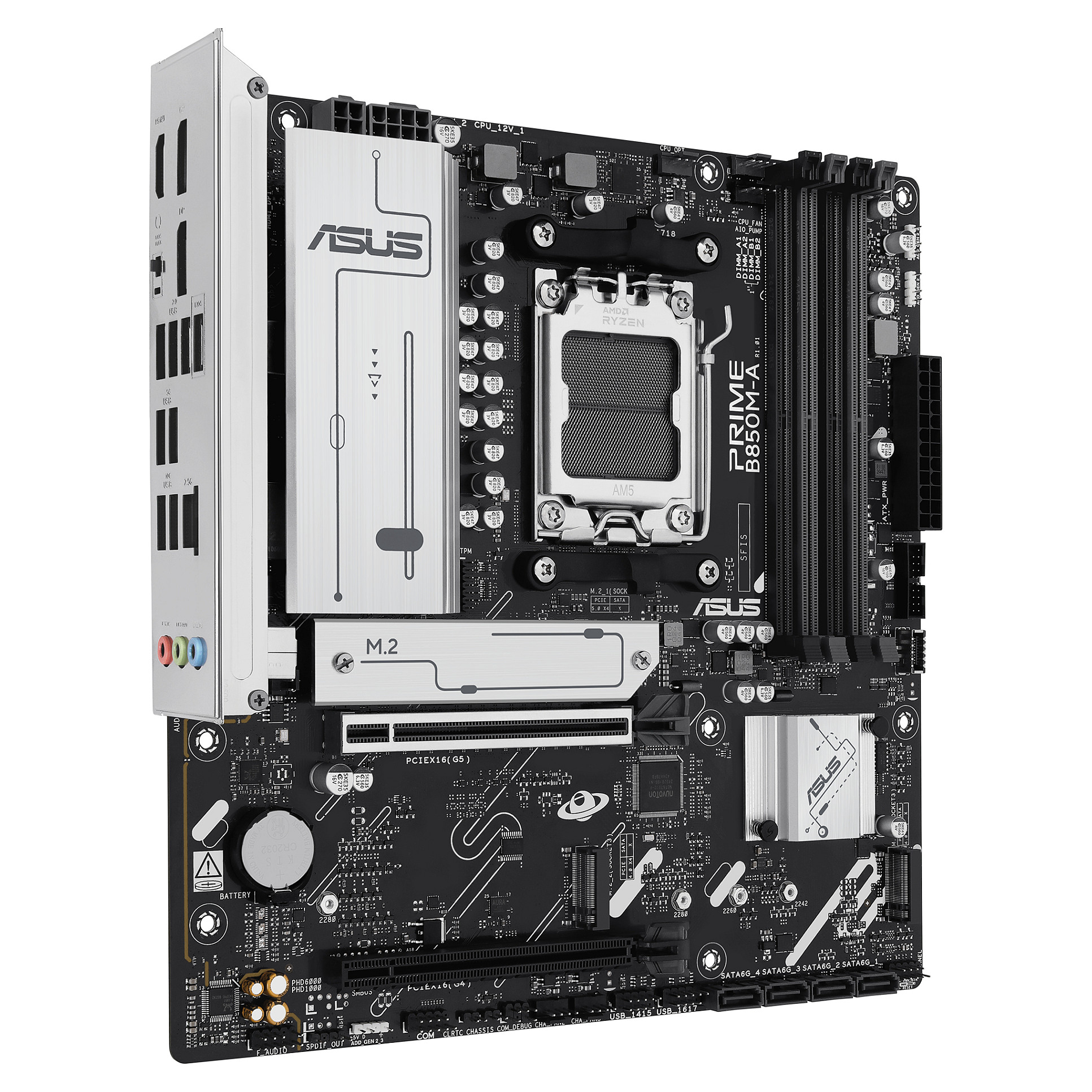 Pllakë Amë MB AMD ASUS PRIME B850M-A-CSM / AM5 / DDR5 / HDMI+DP - 3