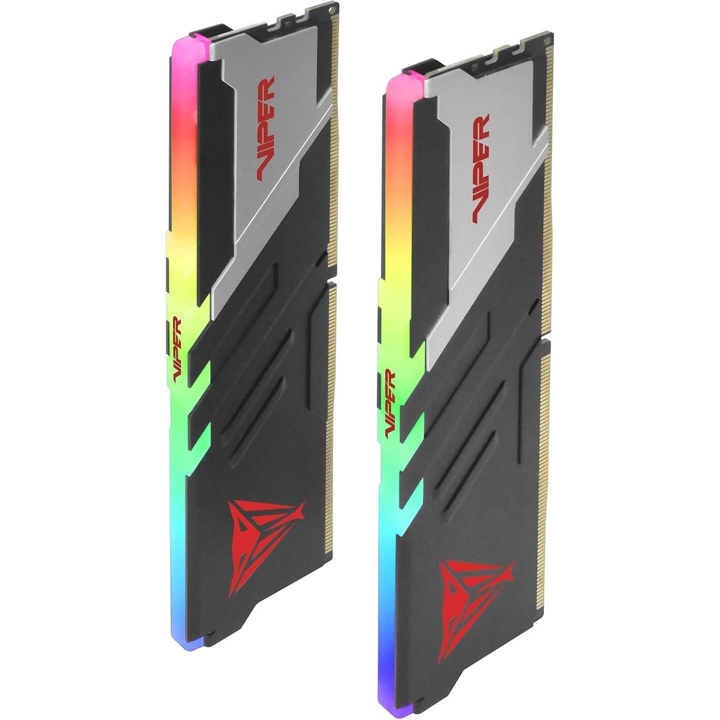 RAM Memorie DDR5 Patriot Viper Venom RGB, 16GB (2x8GB), DIMM, 6000MHz, CL36, 288-pin, XMP 3.0, AMD EXPO, RGB - Zezë - 3