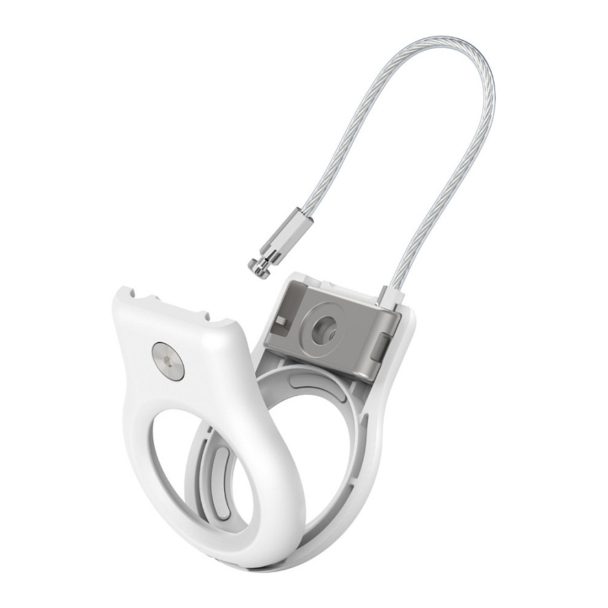 Mbajtës AirTag Belkin Secure Holder / Kabllo Metalike / MSC009btWH - Bardhë - 4