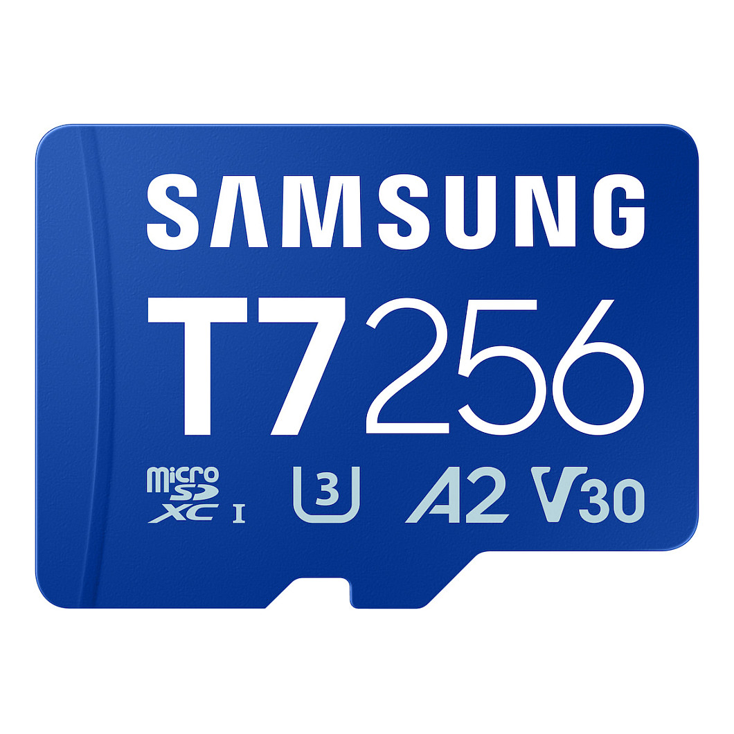 Kartë Memorie Samsung T7 / 256GB / MicroSDXC / UHS-I / U3 / V30 / 170MB/s