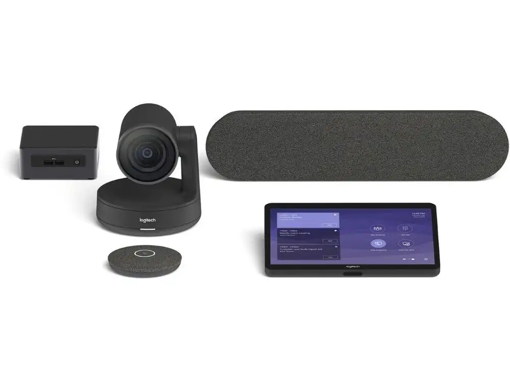 Sistem për Konferencë Logitech Bundle Tap Controller / Rally Video Conferencing Kit / Intel Core i5-1350P / Rally Mounting Kit - Zezë