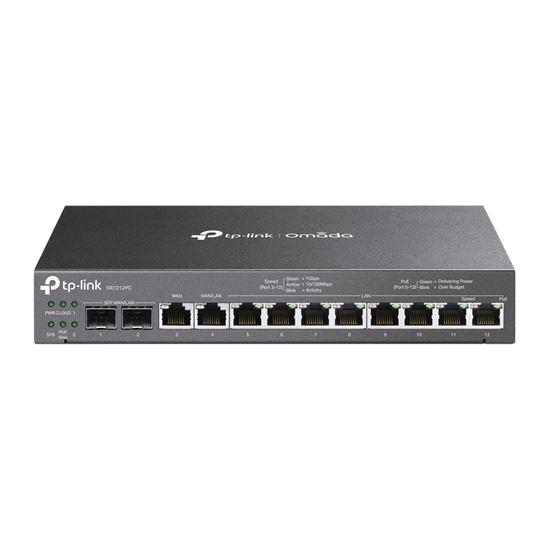 TP-Link ER7212PC Omada 3-in-1 VPN Gateway 12x Gigabit 8x PoE+ 110W Dual-Core – Zezë - 2