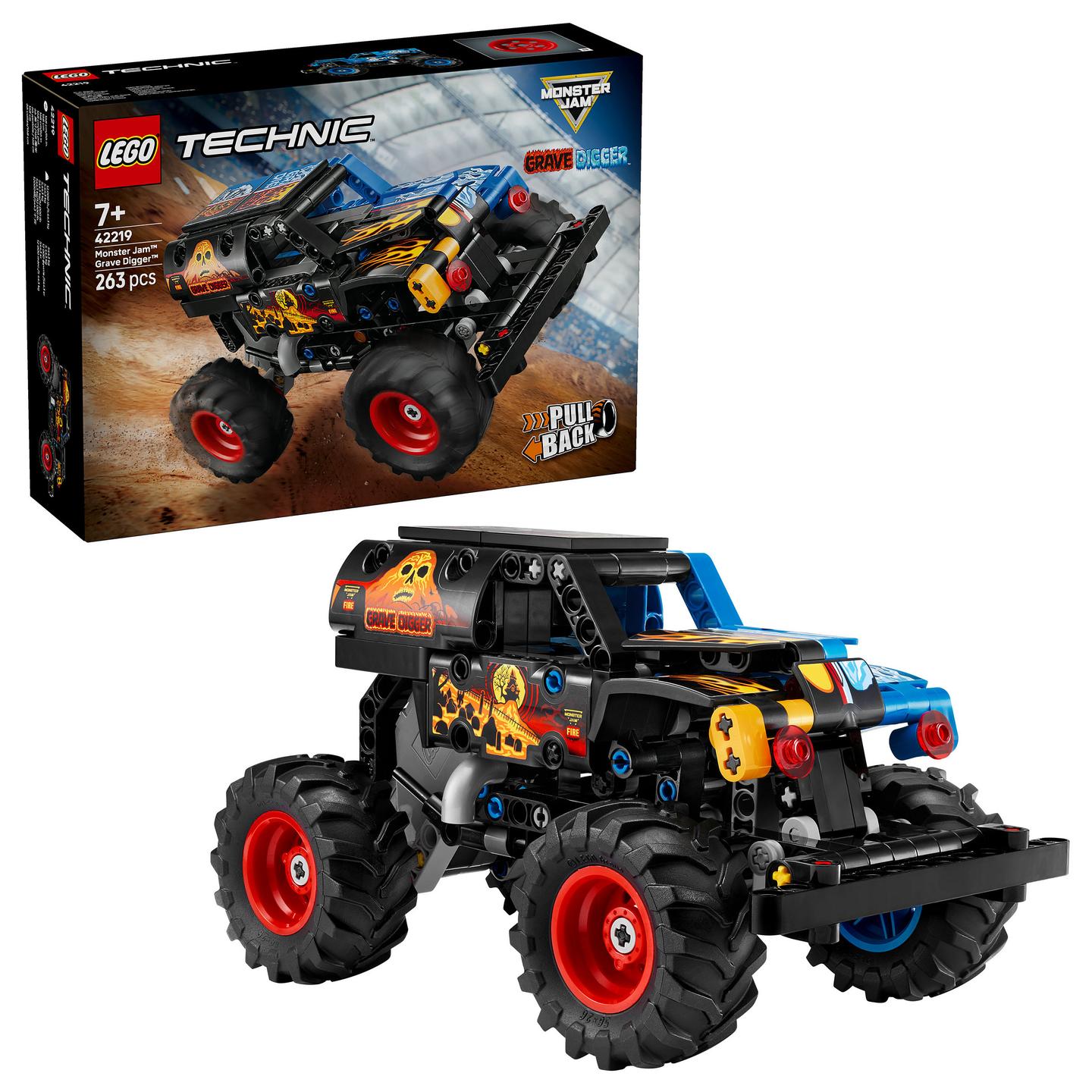 LEGO Technic Monster Jam Grave Digger Fire and Ice 42219 - 13