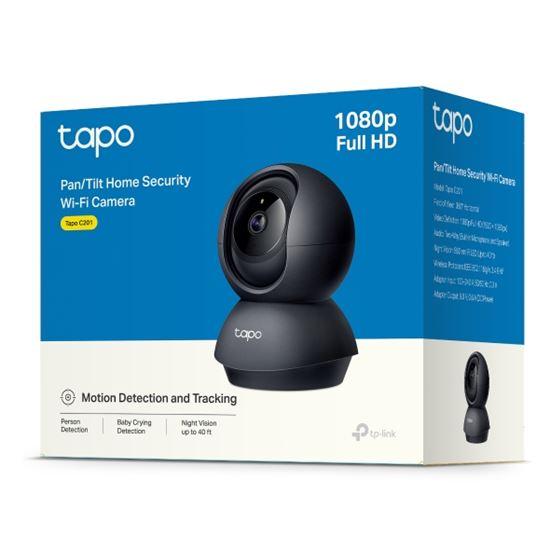 TP-Link Tapo C201 / 1080p Full HD / Pan-Tilt 360° / Night Vision 12m / microSD 512GB / Wi-Fi – E zezë - 4