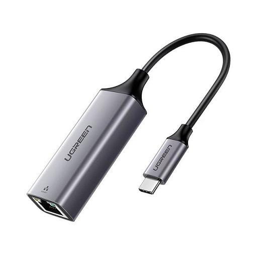 Adapter Rrjeti UGREEN 50737, USB-C në RJ45, Gigabit Ethernet, 10/100/1000 Mbps, 10 cm - Hiri