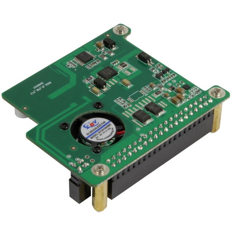 ALLNET Radxa ROCK 3A PoE HAT 802.3at – Power over Ethernet Shield for RK3568 Single Board Computer - 4
