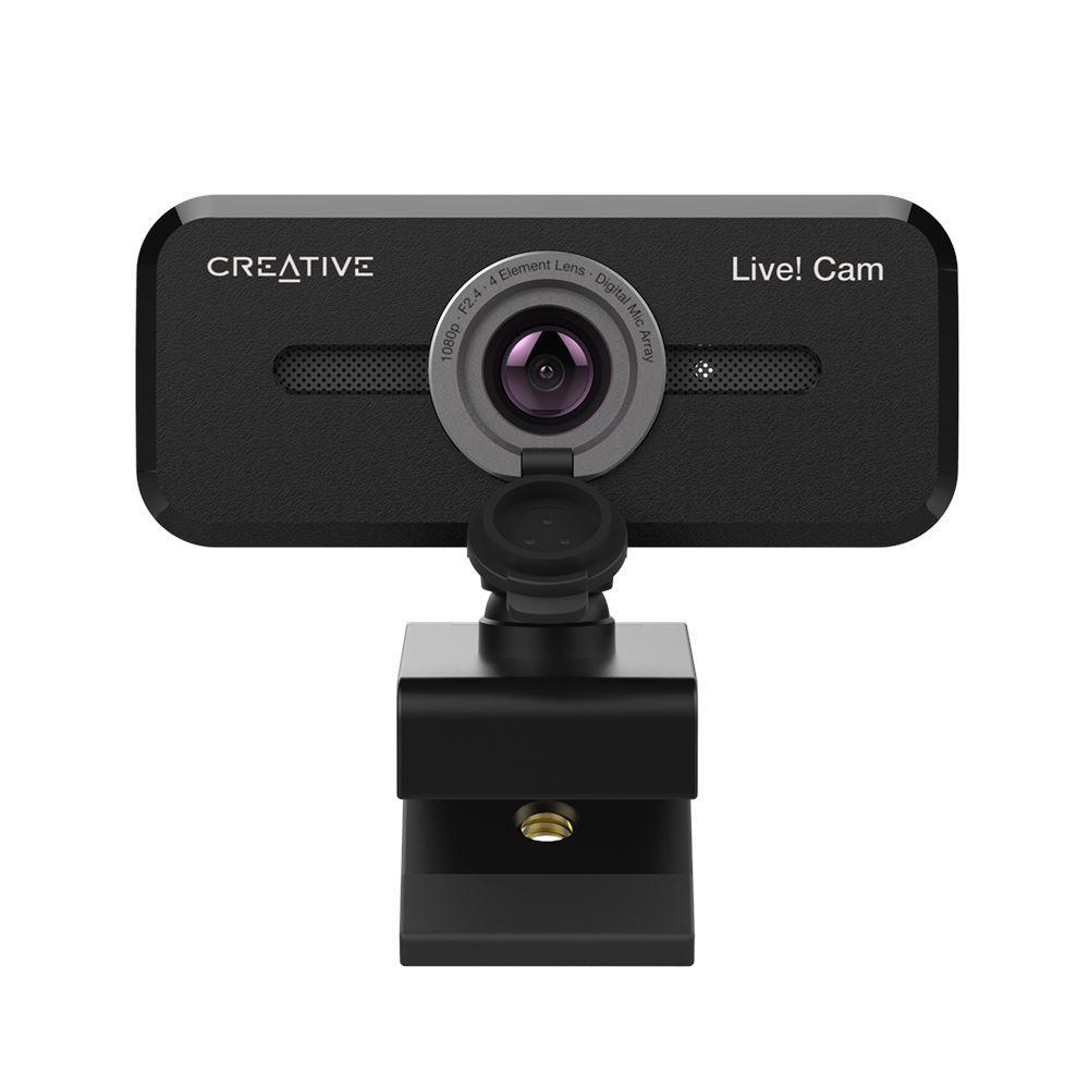 Webcam Creative Live! Cam Sync 1080p V2 / 73VF088000000 / 2MP / Full HD 1920×1080 / 30fps / 77° / Dual Mikrofon / USB 2.0 – Zezë