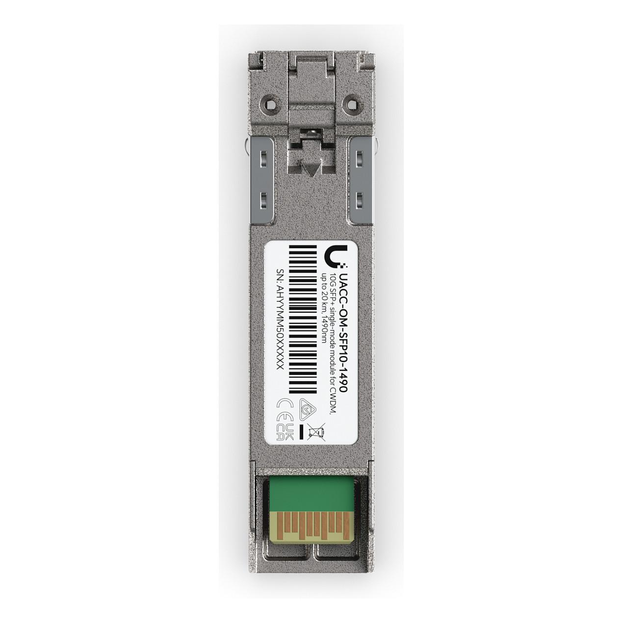 Transceiver Ubiquiti UACC-OM-SFP10-1490, SFP+, 10 Gbps, LC Duplex, 1490 nm, 20 km, Single-Mode - Argjend - 4