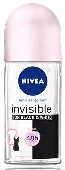 Deodorant Roller NIVEA Black & White Invisible Clear / 72H Mbrojtje / 50 ml