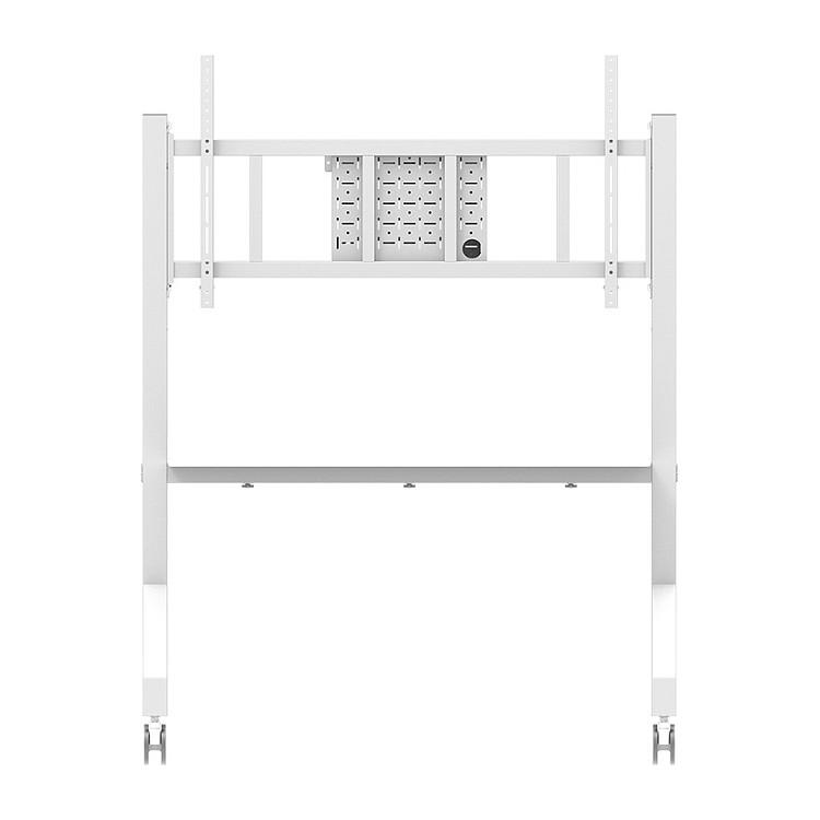 Mbajtëse për TV Neomounts FL50-575WH1 / 65–115" / deri 125kg / VESA 100x100–1100x600 / Lartësi e Rregullueshme / Me Rrota - Bardhë - 14