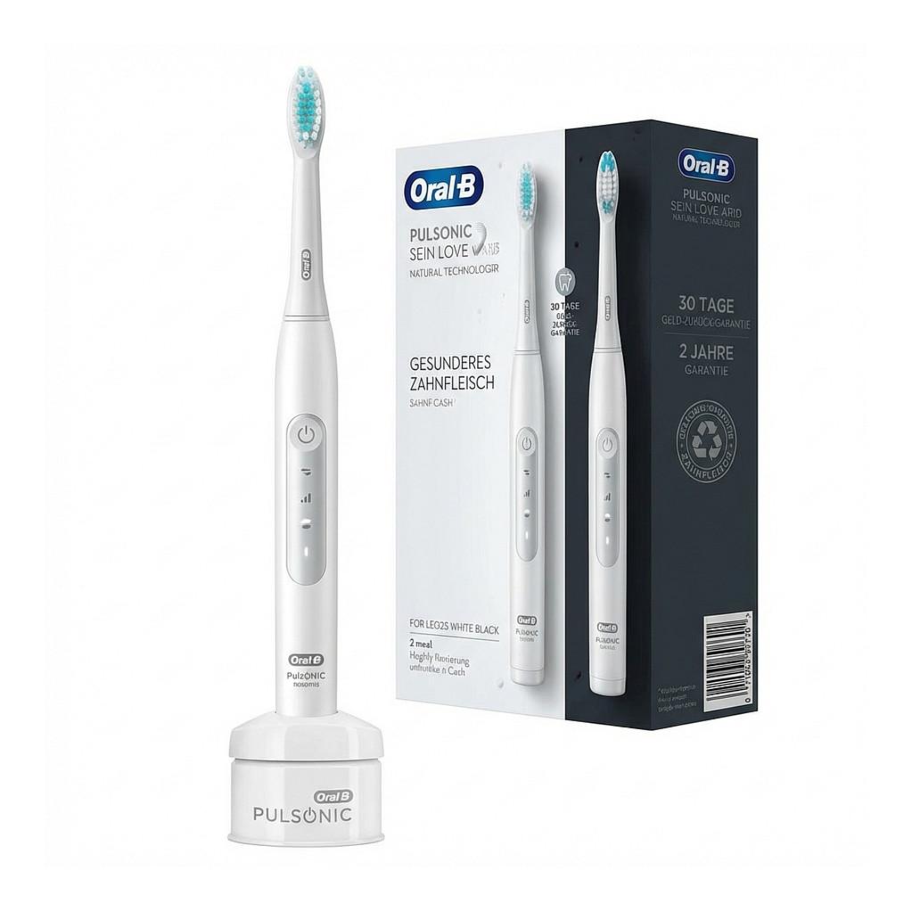 Furçë dhëmbësh elektrike Oral-B Pulsonic Slim Luxe 4900 / Sonic / 31.000 Lëvizje/min / 3 Modalitete / 2 Furça – Bardhë - 1