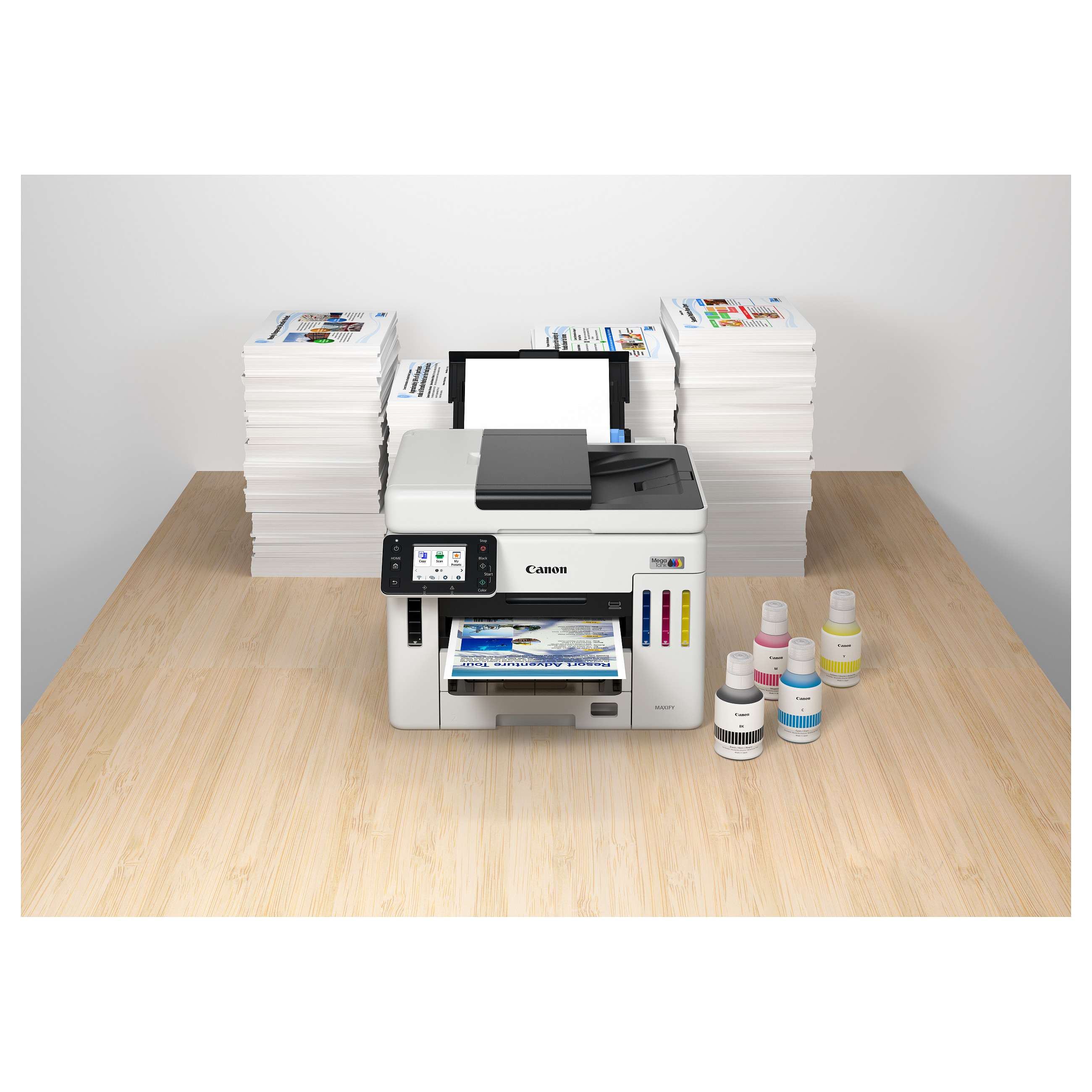 Printer Inkjet Canon MAXIFY GX7150 MegaTank / Color / 4-in-1 - Bardhë / Zezë - 17