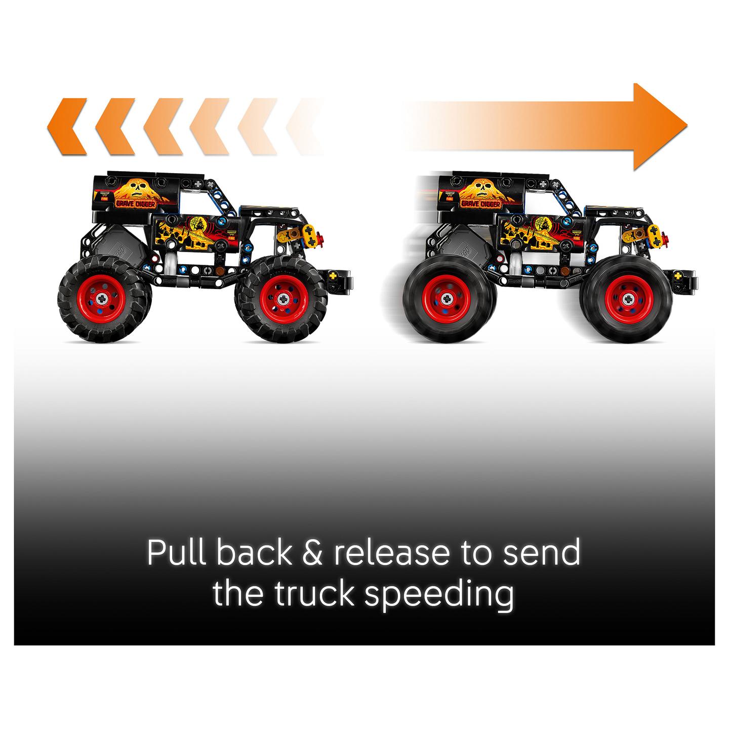 LEGO Technic Monster Jam Grave Digger Fire and Ice 42219 - 28