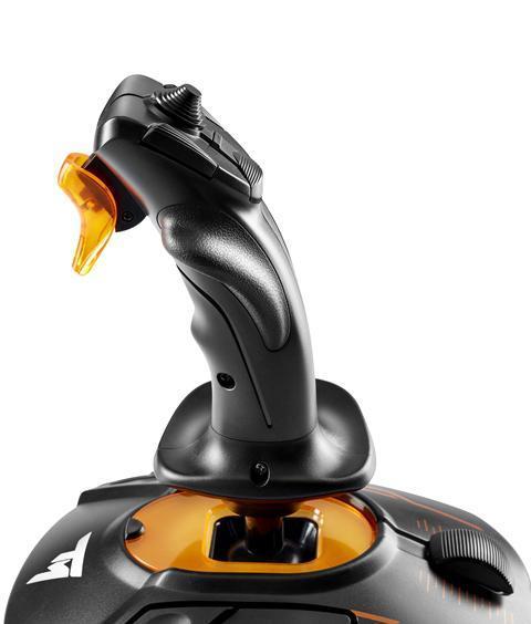Kontroller Thrustmaster T.16000M FCS / 2960773 / Flight Stick / USB / 16 Butona / 4 Akse / Ambidextrous – Zezë/Portokalli - 3