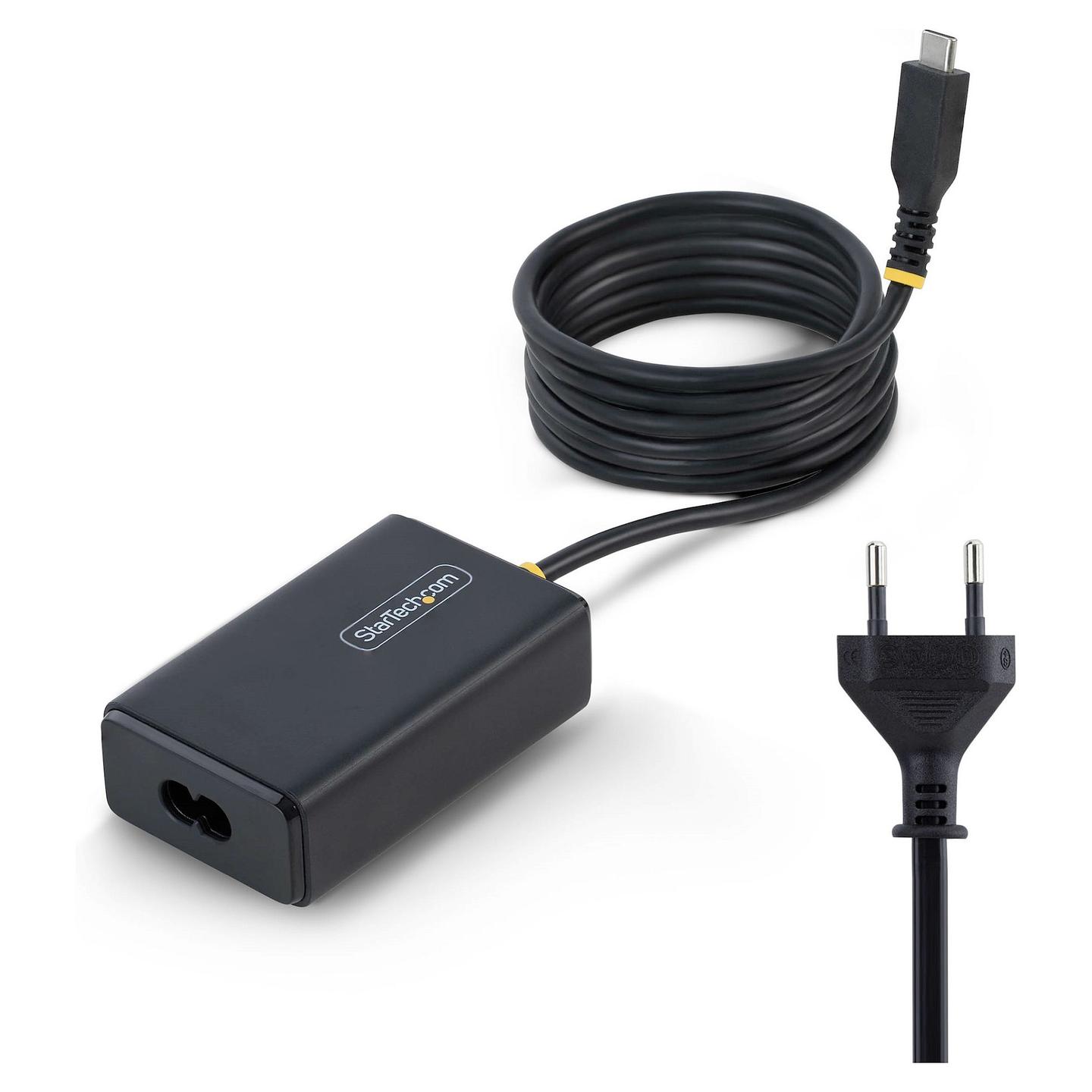 Adapter për Laptop StarTech.com 165LE-USB-C-CHARGER, USB-C, 65W, Power Delivery 3.0, Kabllo 1.5m - Zezë
