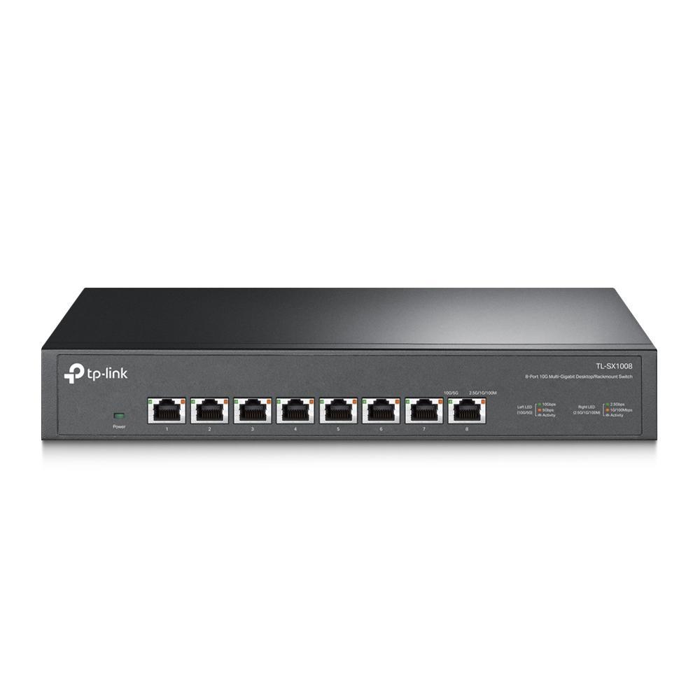 TP-Link TL-SX1008 / 8x 10G / 100M-1G-2.5G-5G-10G / 160 Gbps / 119 Mpps / RJ45 – Zezë - 2