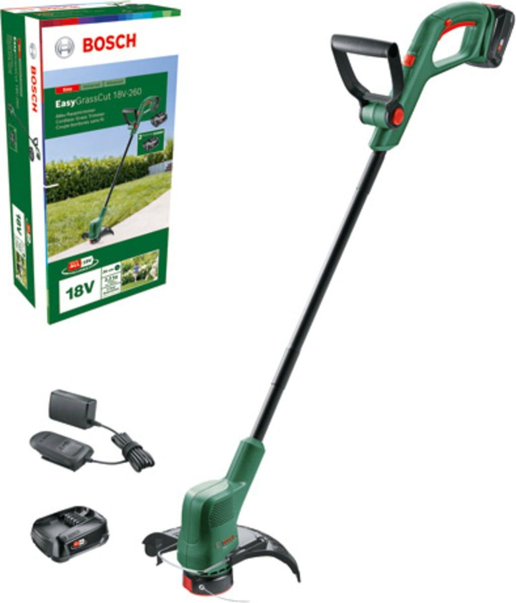 Kositës Bari Bosch DIY EasyGrassCut 18V-260, 18V, 26cm, 1.6mm, 2x2Ah - Gjelbër - 2