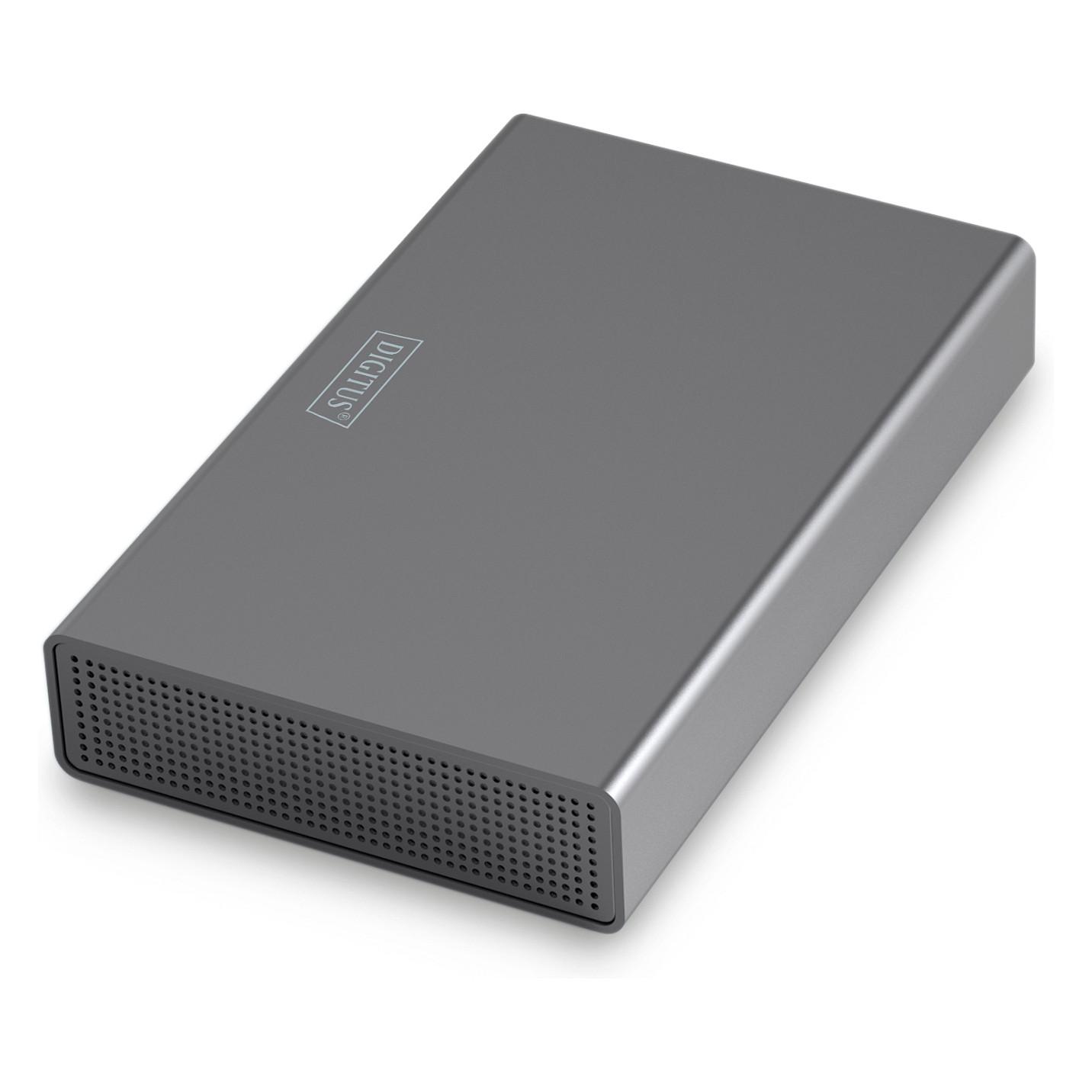 Këllëf për Disqe DIGITUS DA-71106-1, USB 3.0, SATA III, HDD/SSD 2,5" dhe 3,5", deri 16TB, Alumin - 5
