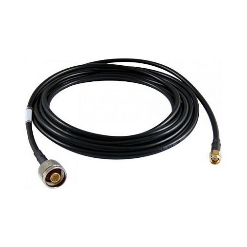 Kabllo për Rrjet ALLNET LMR-195, SMA Male në N-Type Male, 300cm - Zezë