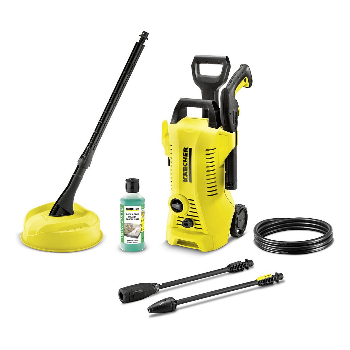 Pastrues me presion Kärcher K 2 Power Control Home / 1400W / 110Bar / 360L/h / 5m / Home Kit - Verdhë/Zezë