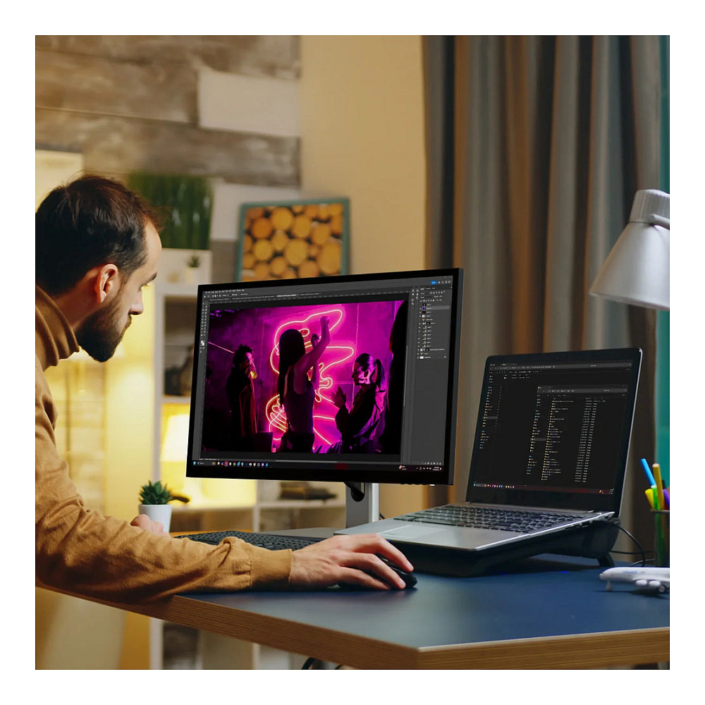 Monitor Alogic TFT Clarity / 27"/ 5K Ultra HD IPS / LED / Touch / 60Hz / 14ms / USB+HDMI+DP - Argjend - 8
