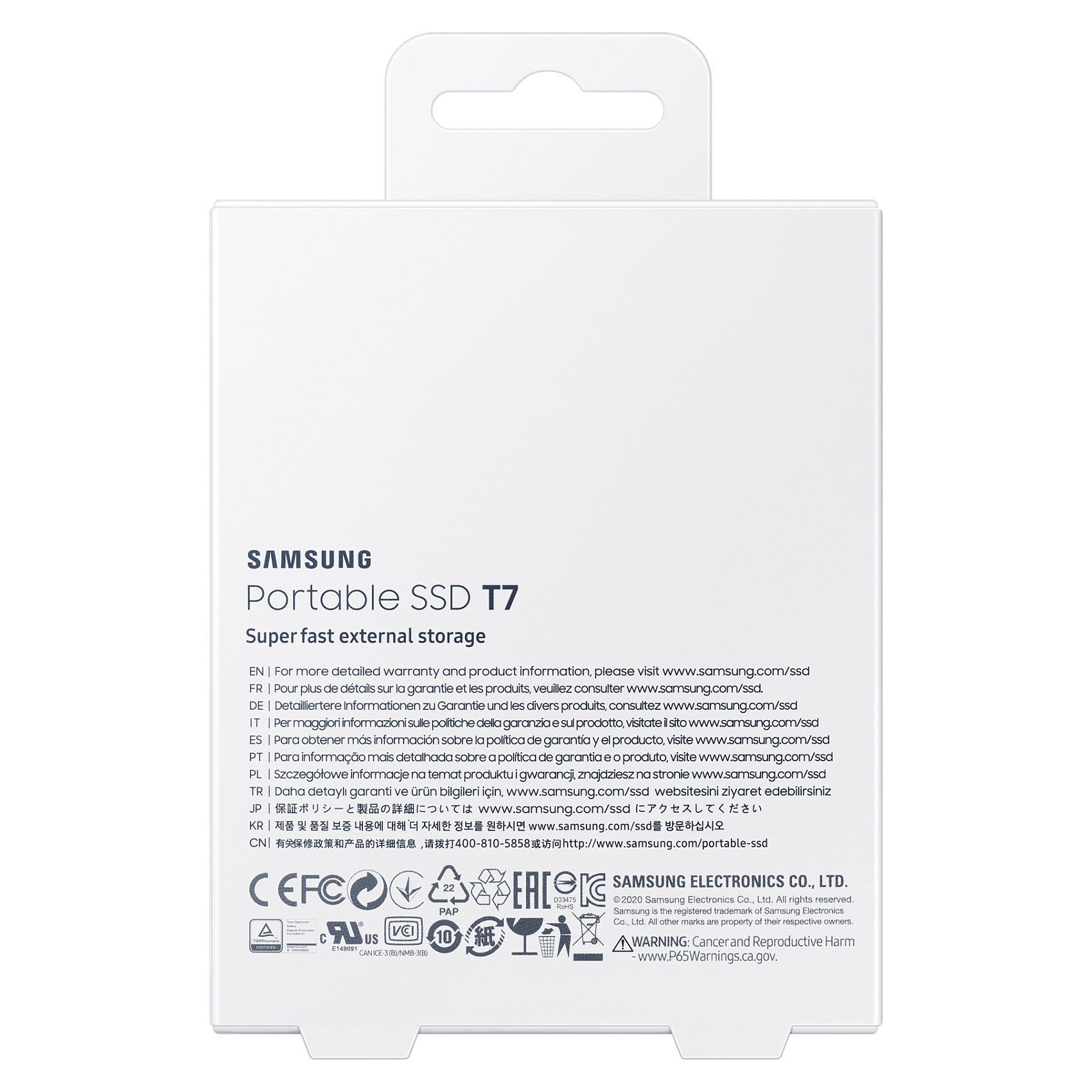 SSD të Jashtëm 2TB Samsung Portable T7 USB 3.2 Gen2 Bluë në shitje - 9