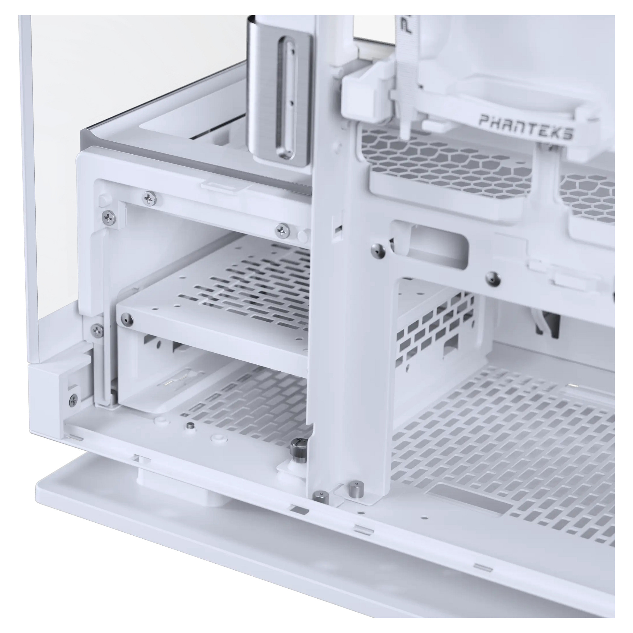 Kasë Phanteks Evolv X2 / Midi Tower / E-ATX / 3x 120mm D-RGB Fan / Tempered Glass - Bardhë - 11