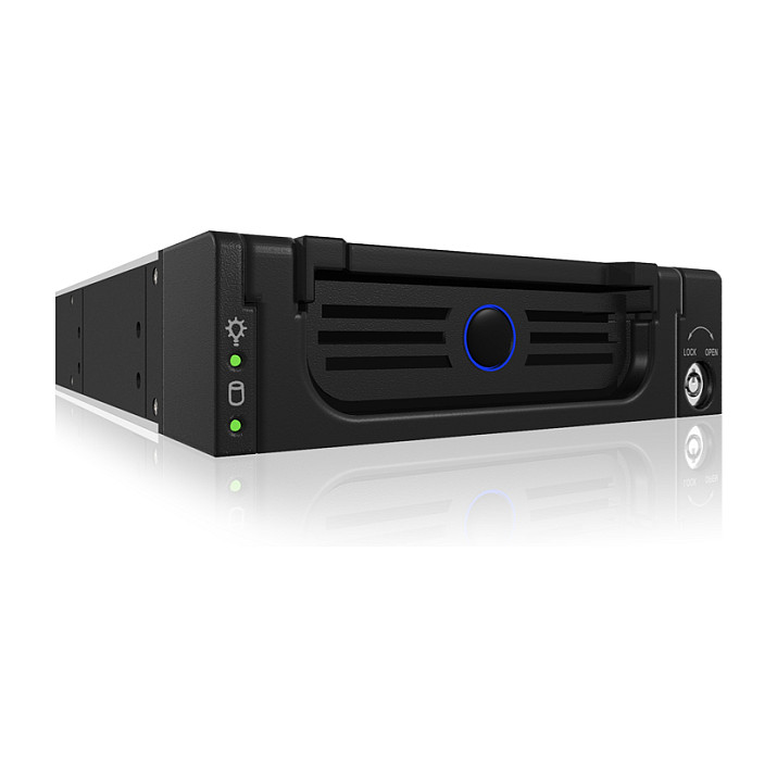 Rack për HDD/SSD ICY BOX IB-138SK-B-II / 3.5" / SATA I+II+III / Hot Swap - Zezë