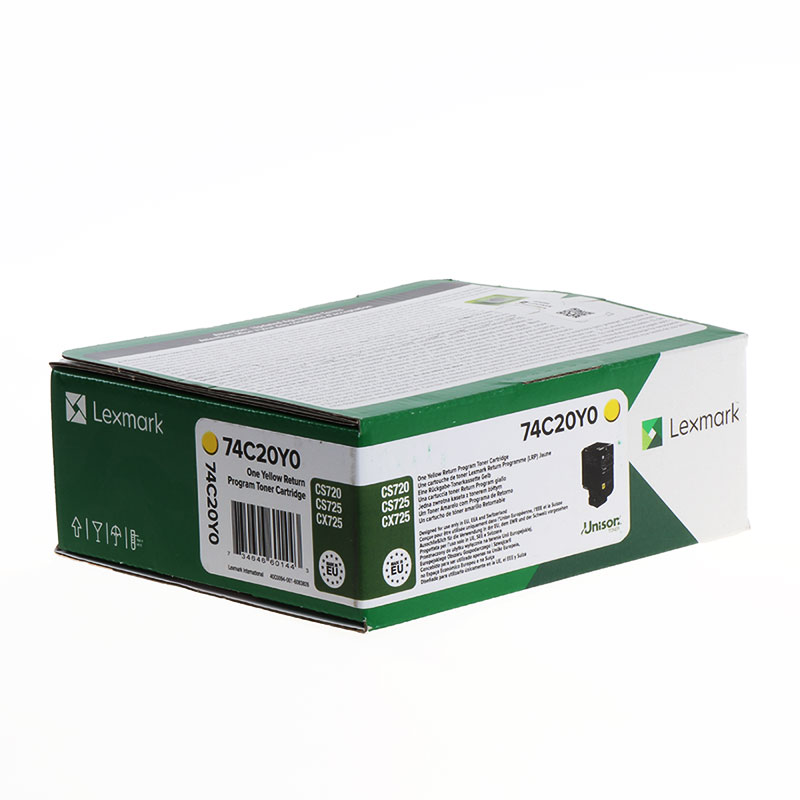 Toner Lexmark 74C20Y0 – Verdhë - 1