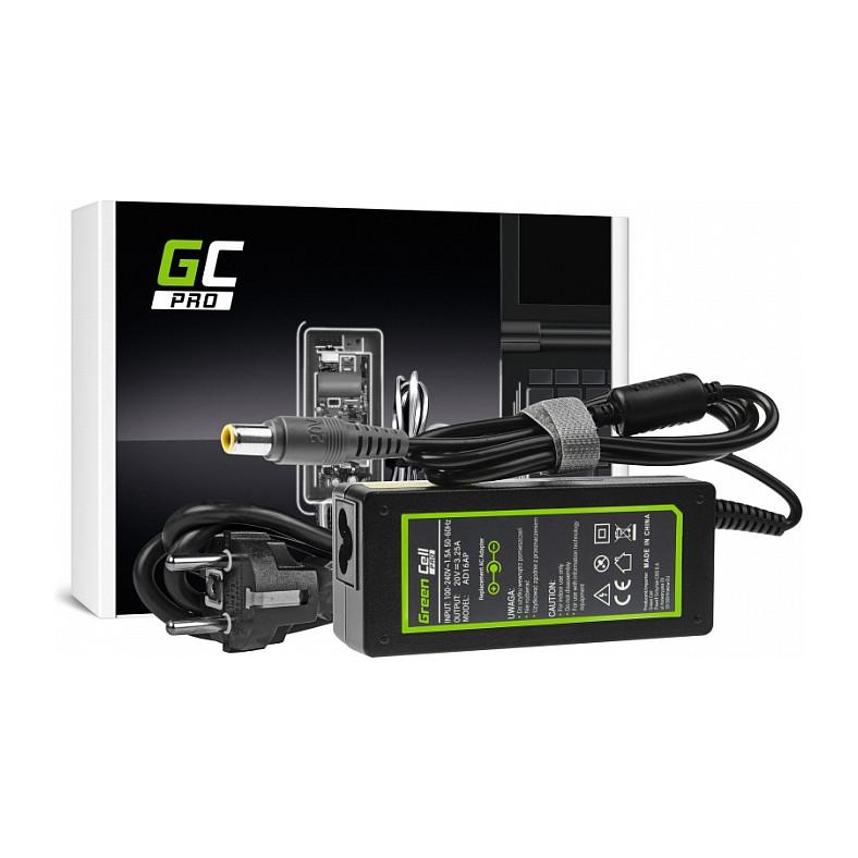 Adapter për Laptop Green Cell PRO AD16AP, 65W, 20V, 3.25A, 7.7x5.5mm - Zezë