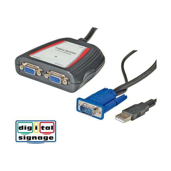 Splitter VGA VALUE 14.99.3523, 1 në 2, 250 MHz – Hiri - 2