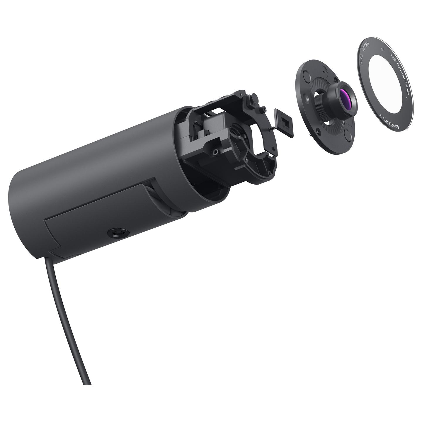 Webcam Dell Pro WB5023 / 2K QHD / 2560 × 1440 / 60 fps / Sony STARVIS / Autofokus / 4× Zoom Digjital / USB 2.0 - Zezë - 13