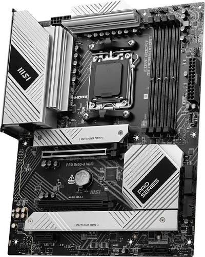 Pllakë Amë AMD MSI PRO B650-A WiFi, ATX, AM5, B650, DDR5, WiFi 6E, Bluetooth 5.3 - 3