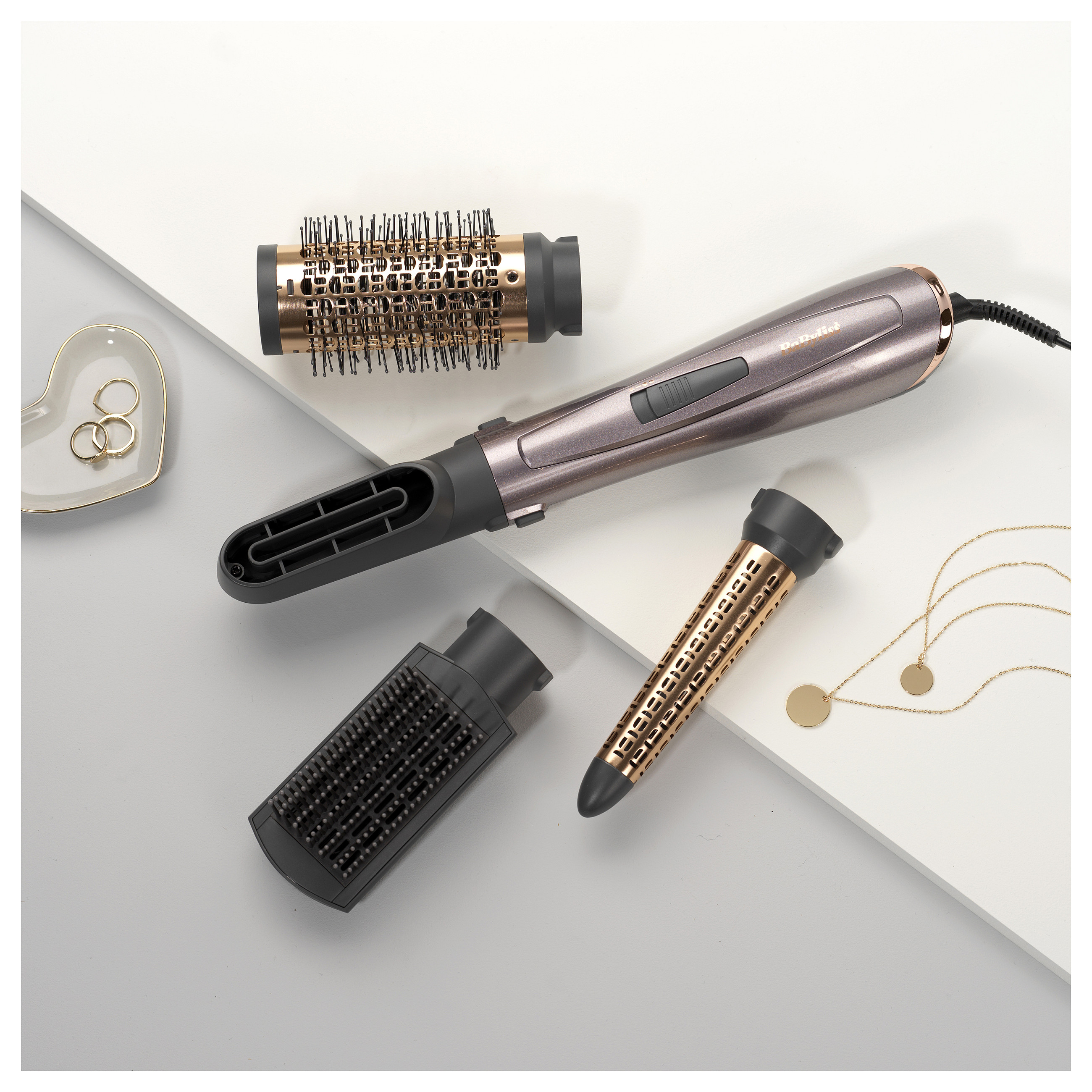 Stilues për Floke BaByliss AS136E Air Style 1000 Hot Air Brush with Ionic Technology - 12