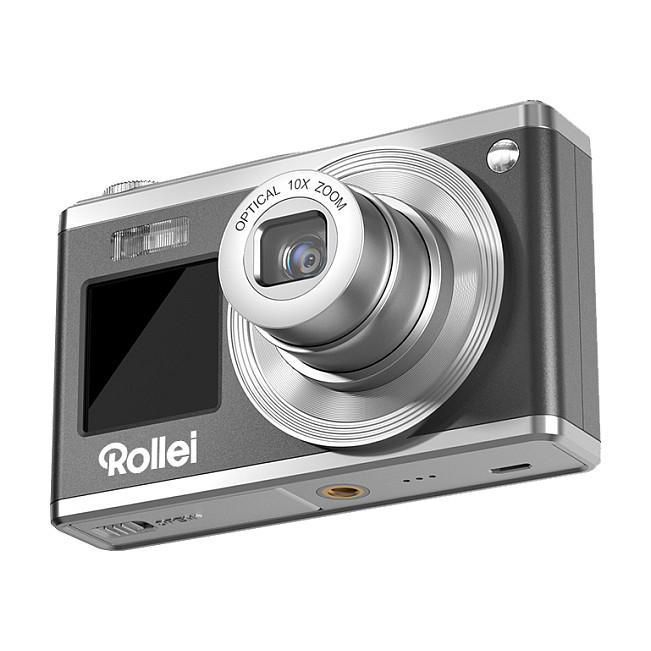 Kamerë digjitale Rollei Compactline 10x / 60MP / 10x Optical Zoom / 4K / Dual Display - Gri/Argjend - 3