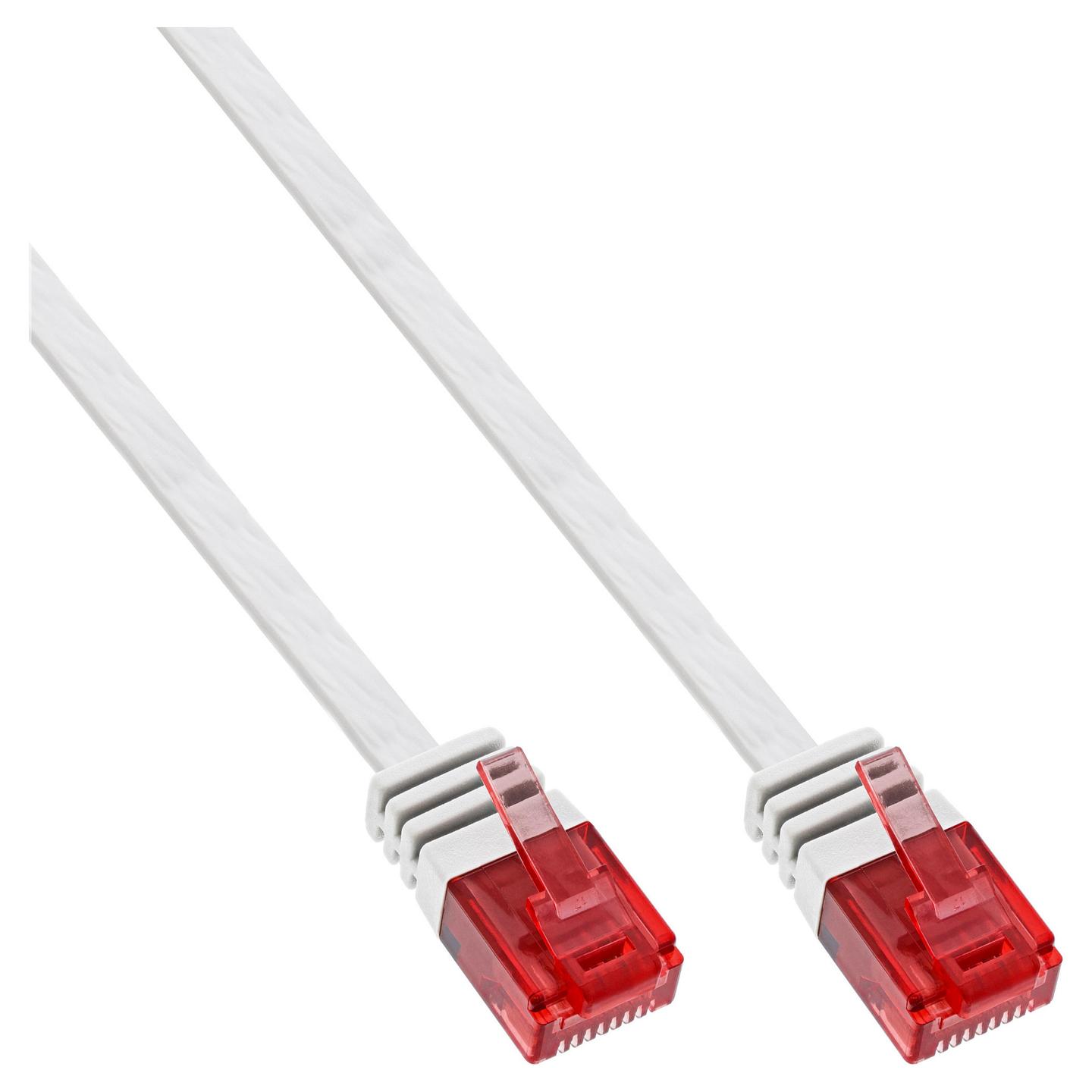 Kabllo për Rrjet InLine 71602W / RJ45 - RJ45 / Cat.6 / U/UTP / AWG30 / 2 m - Bardhë