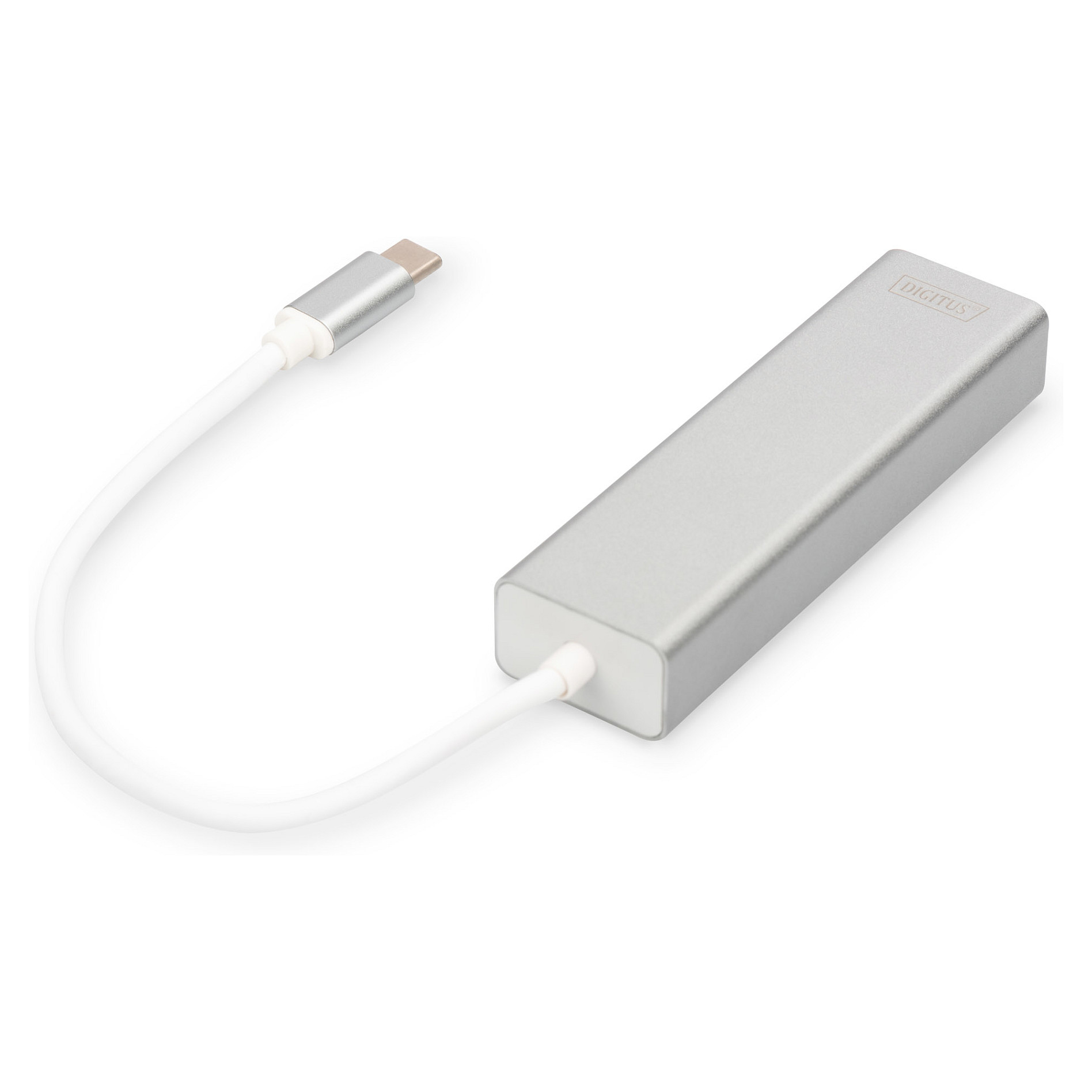 Adapter USB 3.0/C DIGITUS → Gigabit Ethernet + 3‑Port HUB - Bardhë - 6
