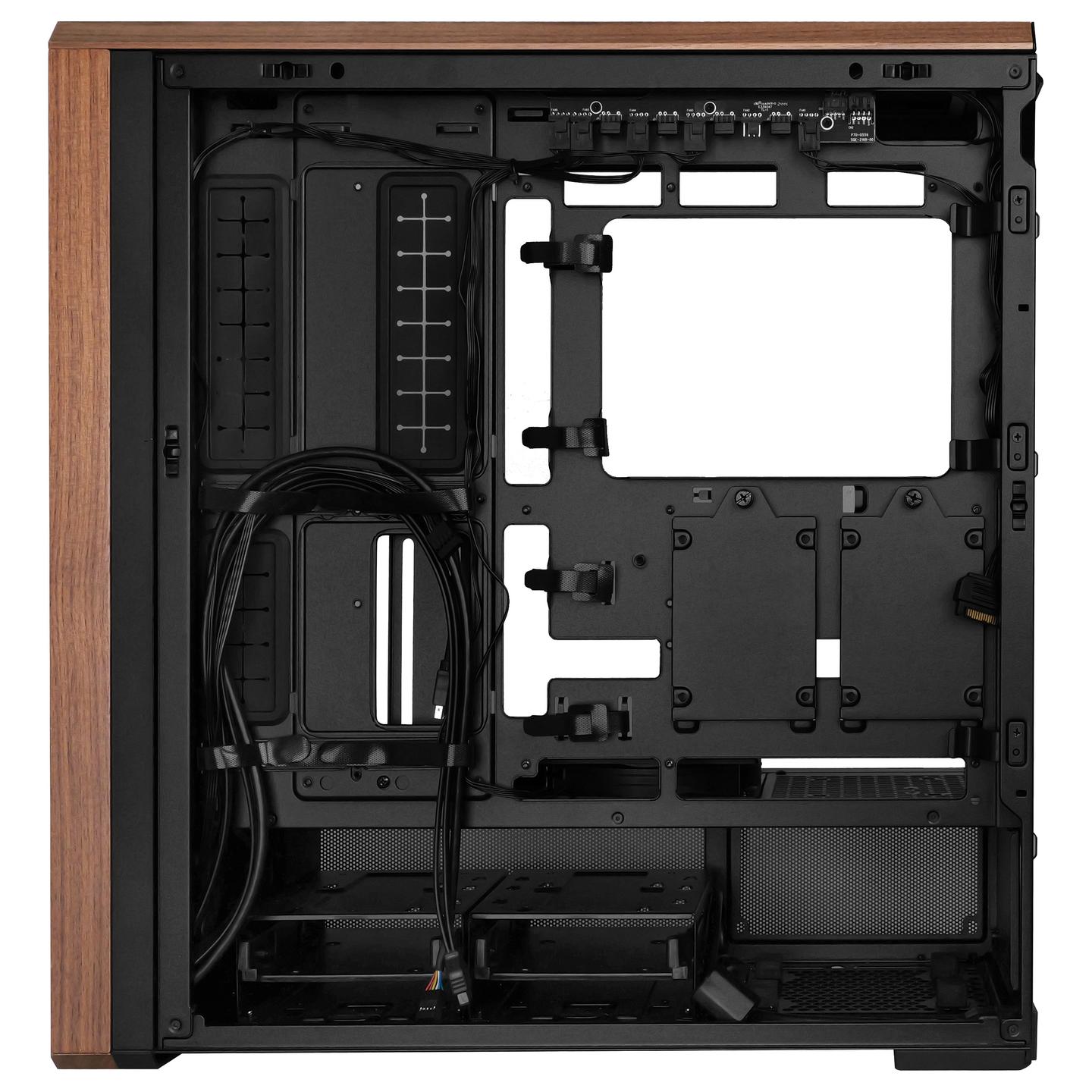 Kasë PC Lian Li LANCOOL 217 / Midi Tower / E-ATX / 2x 170mm + 1x 140mm Fan / Tempered Glass - Zezë - 9