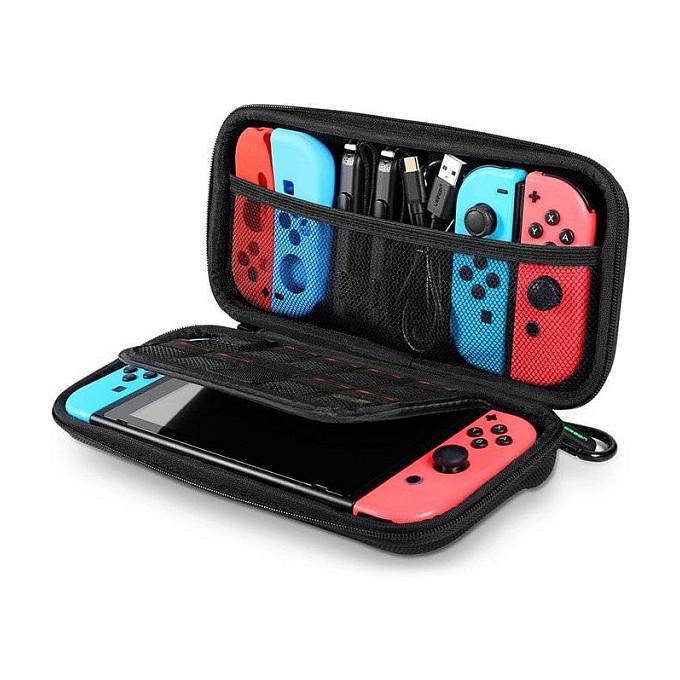 Këllëf për Konzolë UGREEN 50974 / Nintendo Switch / EVA + Oxford / Rezistent ndaj Goditjeve / 26 × 12.3 × 4.8 cm – Gri - 2