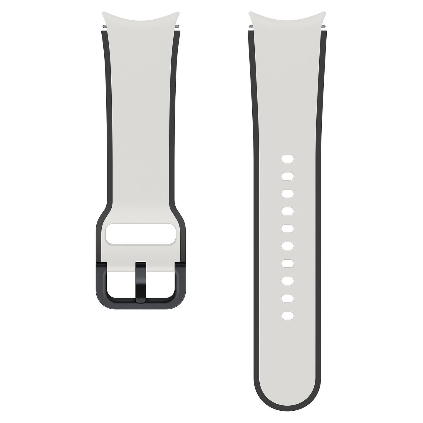 Rrip për Orë Samsung Galaxy Watch, Two-tone Sport Band, 20mm, S/M – Gri